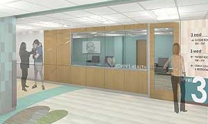 Rendering of the Birthing Center Entrance